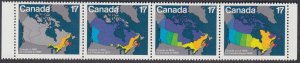 Canada - #893a Canada Day Se-tenant Strip of Four - MNH