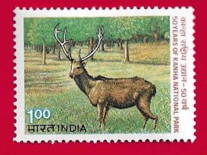 INDIA SCOTT#1019 1983 1r KANHA NATIONAL PARK - MH