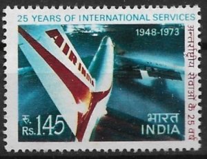 1973 India 582 Air India 25th Anniversary of Service MNH