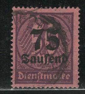 Germany Scott # O34, used