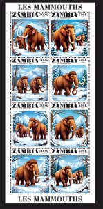 Stamps.Prehistoric Fauna Mammoths 2025 1 sheets  perforated NEW MNH**