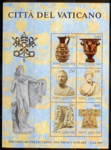 Vatican 1983  SC# 719a-f S/S MNH L189