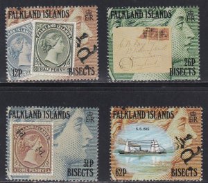 Falkland Islands # 541-544, Falkland Island Bisects Centenial, NH, 1/2 Cat.