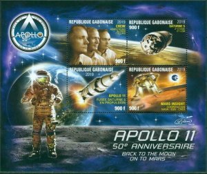 2019 MS Apollo 11 50th anniversary #1 space armstrong aldrin collins