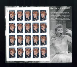 US 34¢ Hollywood Legend Lucille Ball Postage Stamp #3523 MNH Full Sheet