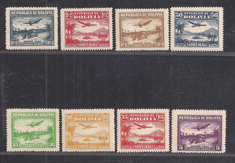 BOLIVIA SC# C27-34  VF/MLH