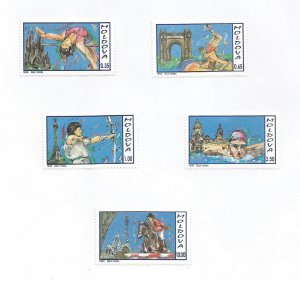 MOLDOVA - 1992 - Summer Olympics - Perf 5v Set - M N H