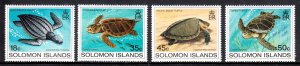 Solomon Islands - Scott #489-492 - MNH - Minor perf toning #489 - SCV $4.05