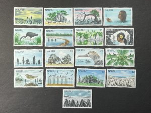 NAURU # 165-181-MINT NEVER/HINGED-----COMPLETE SET------1978-79