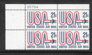 #C81 MNH Plate Block