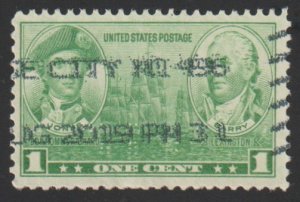 SC# 785 - (1c) - Generals Washington & Green, USED single