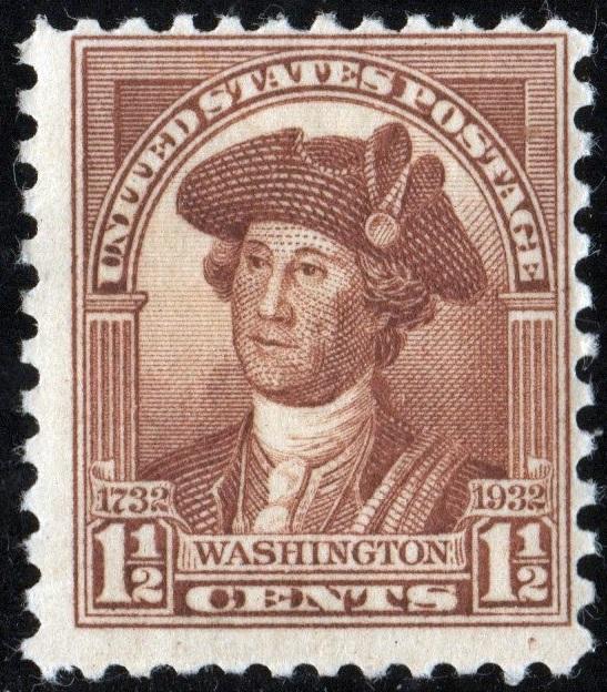 SC#706 1½¢ Washington Bicentennial (1932) MNH