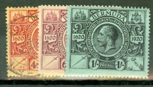 IY: Bermuda 71-8 used, 79 mint CV $232; scan shows only a few