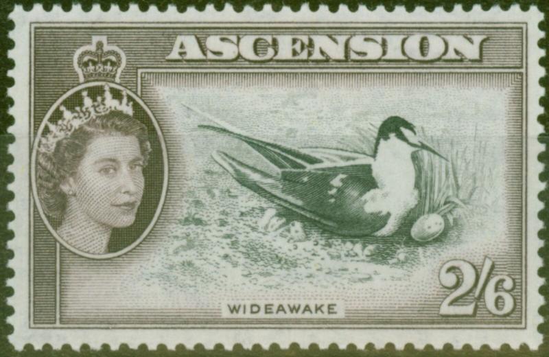 Ascension 1956 2s6d Black & Dp Dull Purple SG67 V.F MNH