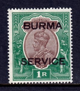 Burma - Scott #O11 - MH - Gum bump - SCV $35