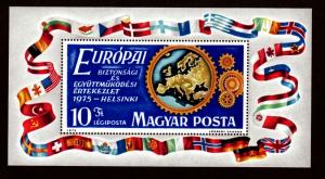 Hungary 1975 Mint S/S Europa!