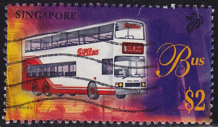 Singapore - 1997 - Scott #791 - used - Transportation Bus