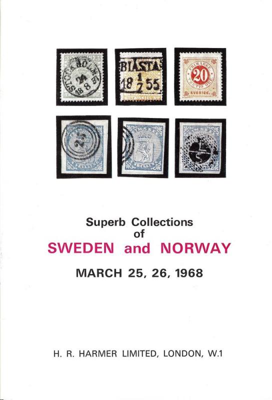 Harmer: Sale # 3511-3512  -  Superb Collections of Sweden...