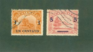GUATEMALA 298-99 USED BIN$ 1.00