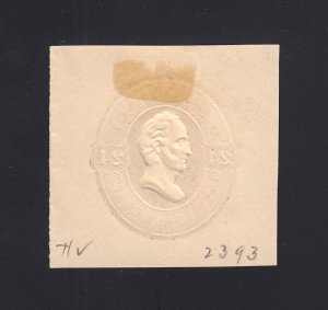 Scott #U101 Mint Cut Square, Cat $225.00