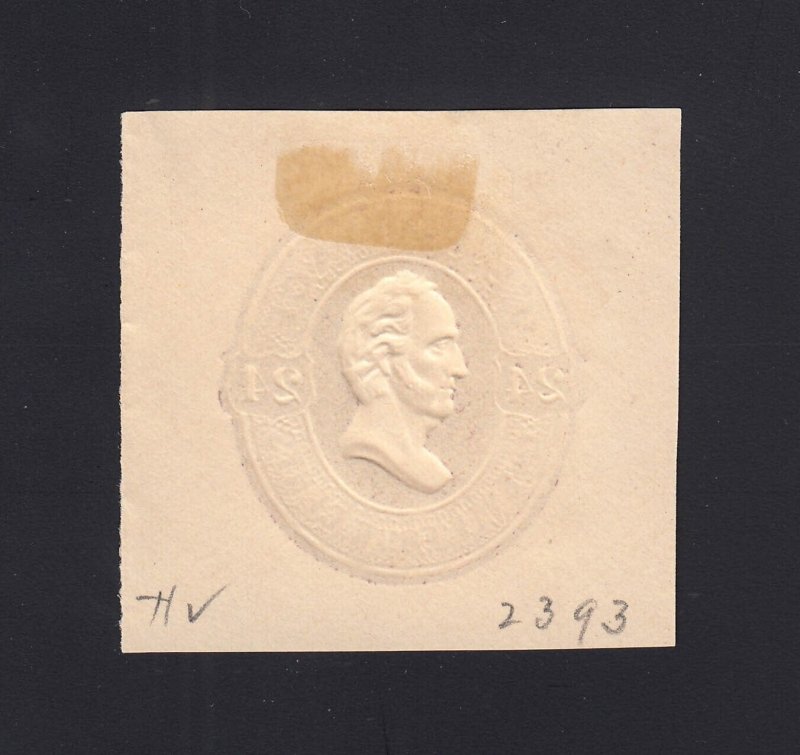 Scott #U101 Mint Cut Square, Cat $225.00