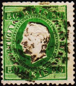 Portugal. 1870 50r S.G.115 Fine Used