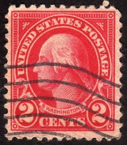 1923, US 2c, George Washington, Used Sc 554