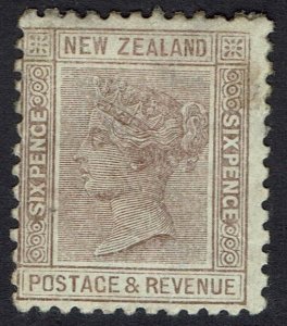 NEW ZEALAND 1882 QV 6D DIE II PERF 12 X 11.5