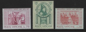 VATICAN CITY,  582-584  MNH  SET