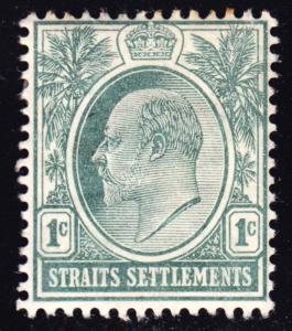 Malaya Straits Settlements Scott 105  F+  mint OG HR.