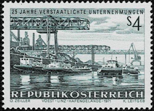 1971 Austria Scott Catalog Number 910 MNH