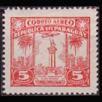 PARAGUAY 1933 - Scott# C58 War Memorial 5c LH