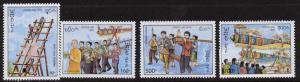 Laos 1227-30 MNH Rocket Festival