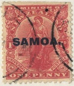 SAMOA #115, USED ON 102 CARD - 1914 - SAM001