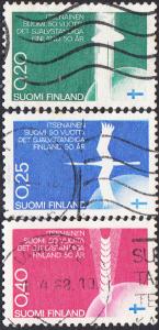 Finland #450-452 Used