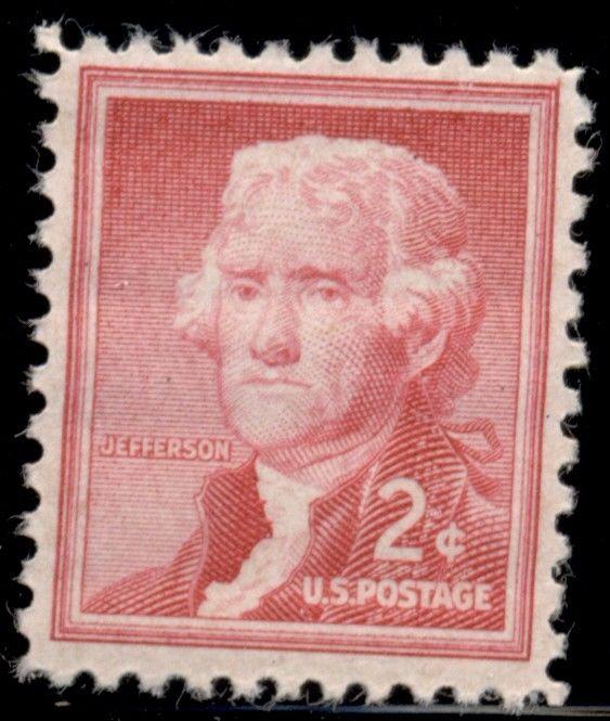 #1033, 2¢ THOMAS JEFFERSON, LOT OF 400 MINT STAMPS, SPICE UP YOUR MAILINGS!