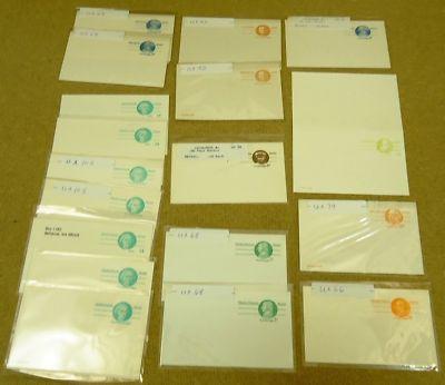 Mint Collection of 1982 USA Stamp Postcards 18qty