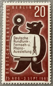 Germany-Berlin 1961 #9n195, Wholesale lot of 5, MNH, CV $2