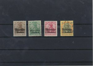 German Post Offices In Morocco In 1905 MNH+ Used Stamps  Ref: R6620