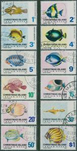 Christmas Island 1968 SG22-31 Fish set FU