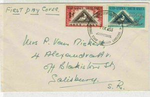 South Africa 1953 Stamp Centenary J.Burg Cancel Exhibn FDC Stamps Cover Rf 29099