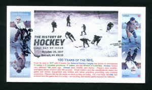 Sc. 5252-5253 History of Hockey FDC - Thrifty Photo Cachets 1