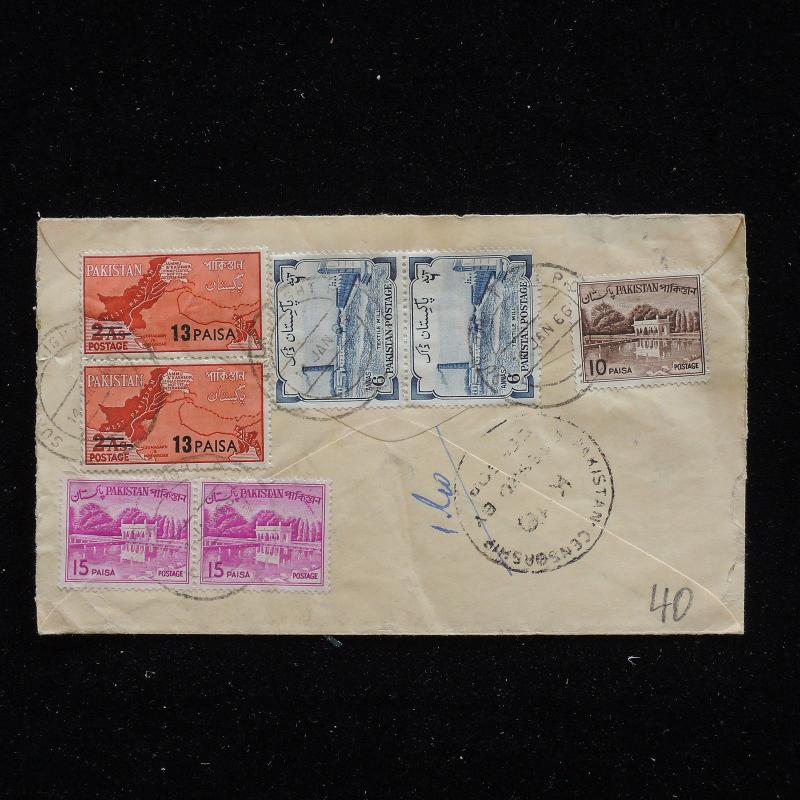 ZS-AB042 PAKISTAN - Cover, 1966 From Karachi To Pisa Italy Cover