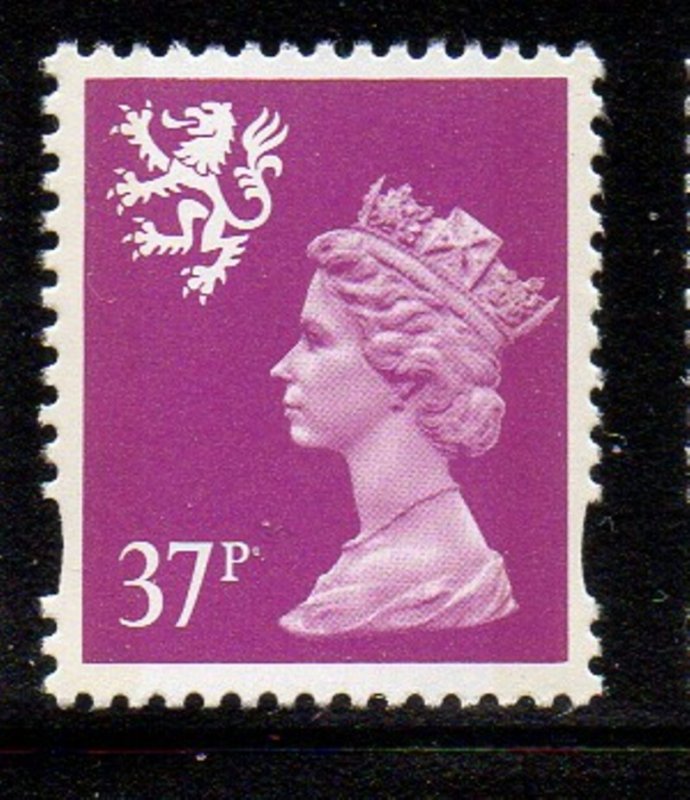 GB Scotland SC SMH68 1996 37p bright rose lilac Machin Head stamp mint NH