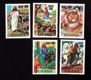 Ghana # 906-910 Mint Easter x!