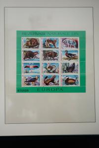 Romania Stamps 1985-1990 Collection of NH Sets on 32 pgs