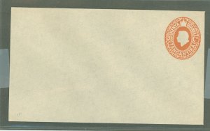 Kenya  1955 20c orange envelope flap not stuck