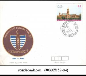 PAKISTAN - 1989 GOVERNMENT COLLEGE LAHORE - FDC