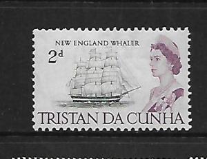 TRISTAN DA CUNHA, 74, MINT HINGED,NEW ENGLAND WHALER