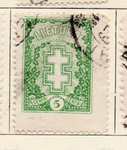 Lithuania 1927 Early Issue Used 5c. 184116